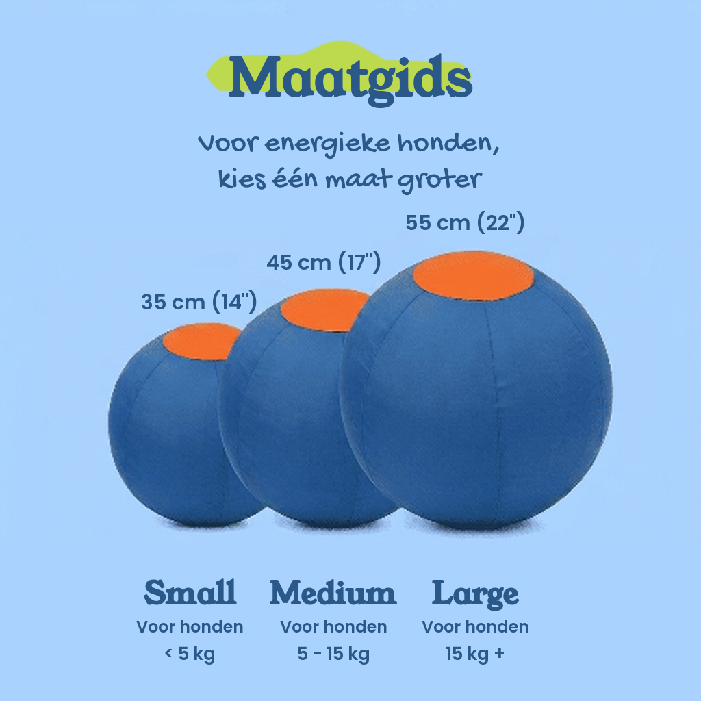 Drevit® Drijfbal voor Honden - Maatgids